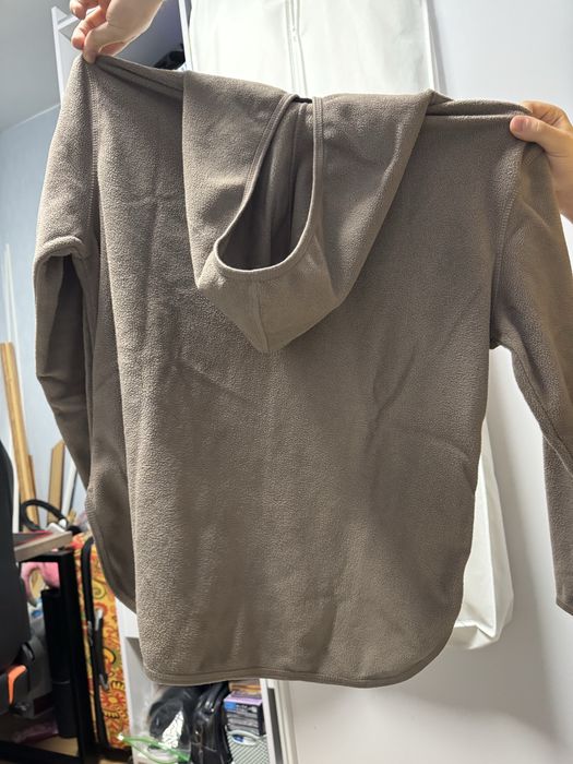 Флісова кофта коричнева розмір L