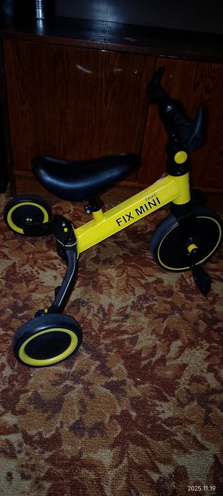Велосипед 3 в 1 Ikonka Trike Fix Mini - велосипед для катания, беговел