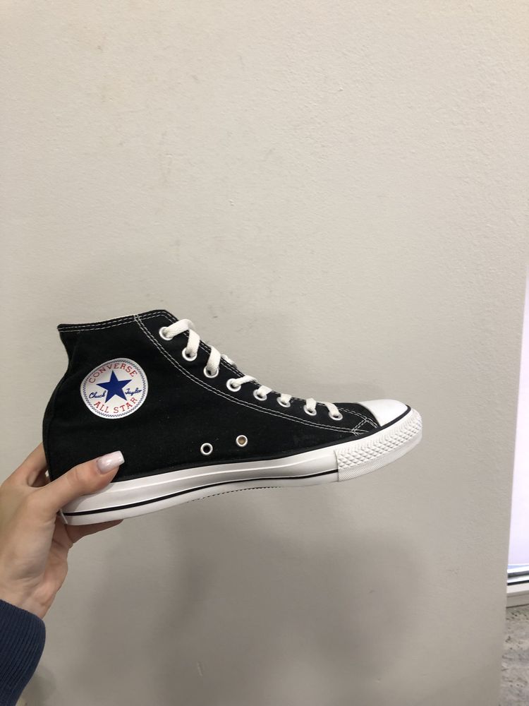 Trampki Converse All Star długie czarne rozmiar 43