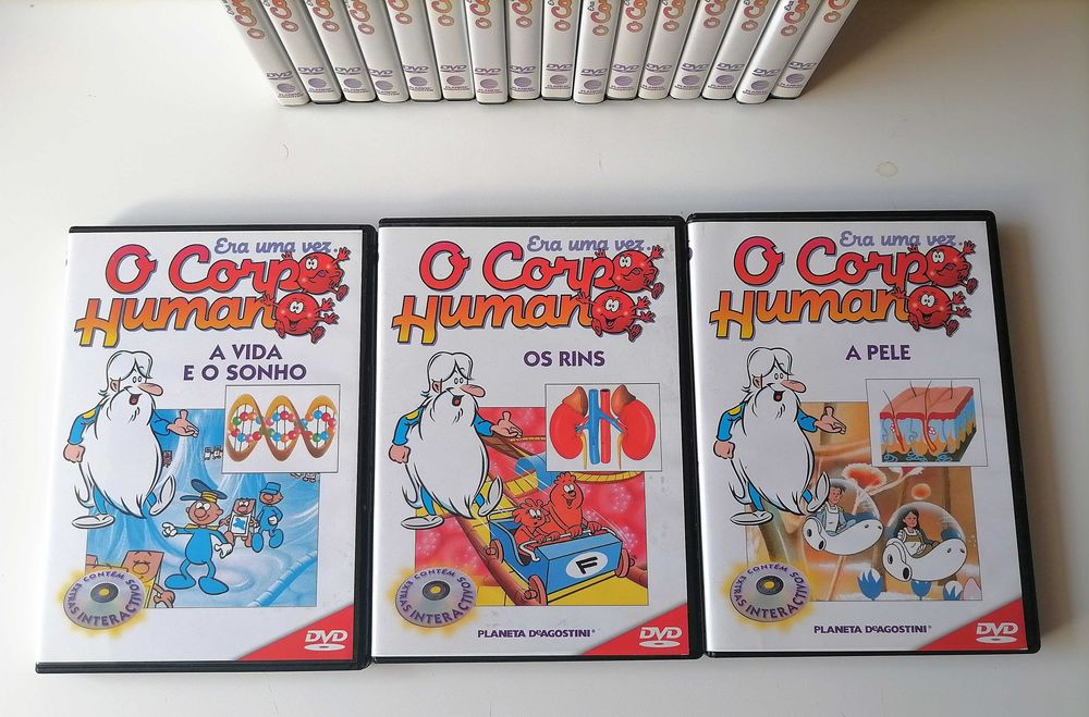 Dvds Era uma vez o corpo humano Desenhos Animados