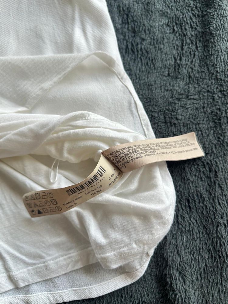 Biały top Massimo Dutti