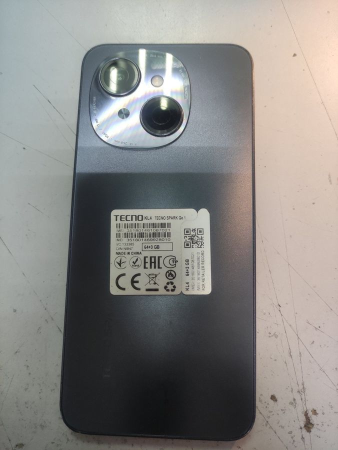 Tecno spark go 1 3/64 gb 120 Гц. стереозвук