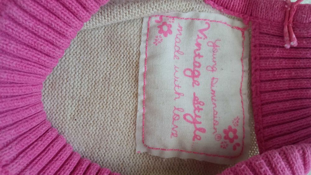 Sweterek bawełna tunika 92 Young Dimension