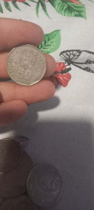 Moedas antigas coleção