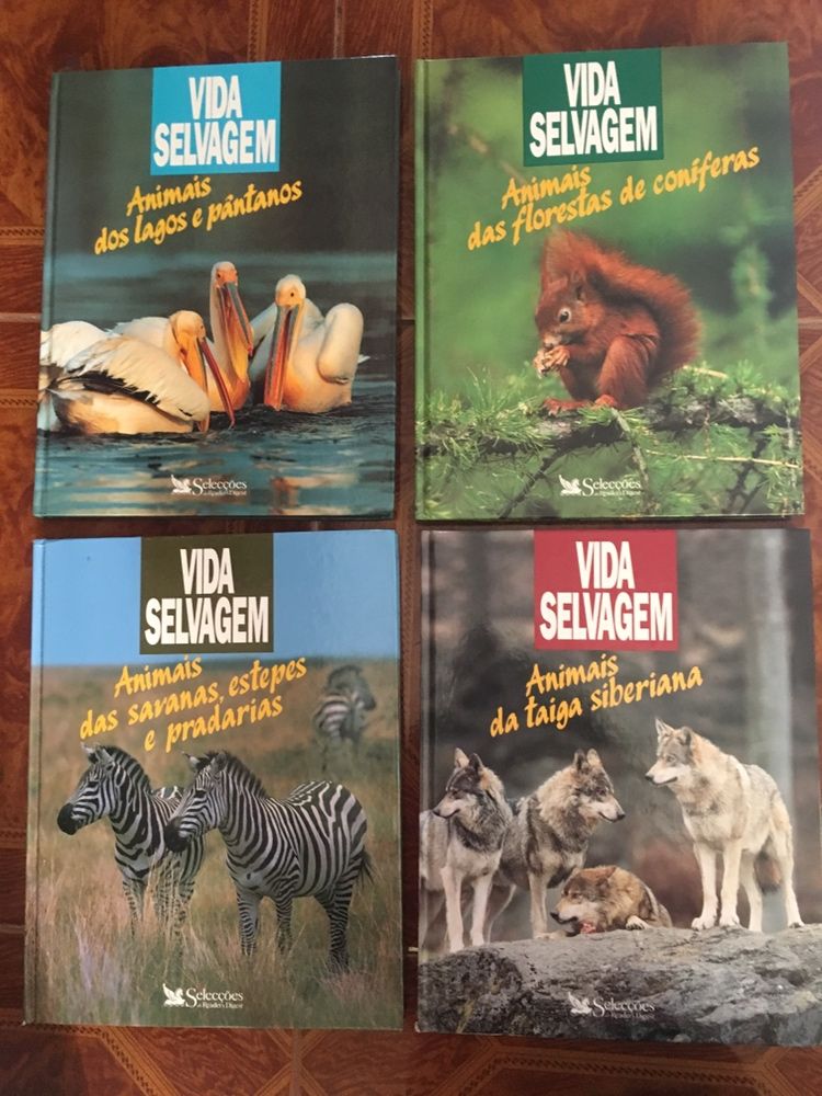 Vida selvagem - 17 livros - seleções