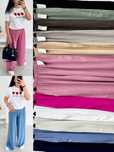 Spodnie szerokie Oversize plus size cienkie idealne na lato