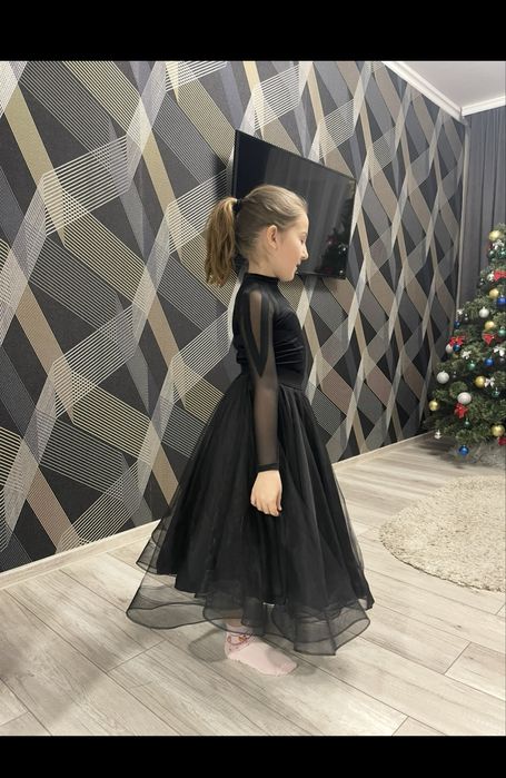 Бейсік 128-134р, сукня для бальних танців дитяча