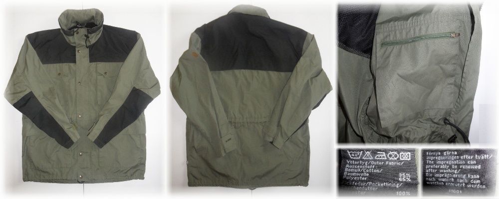 NOWA! Kurtka Myśliwska FJALLRAVEN G-1000 r. M - L ok 175-180 cm Grubas