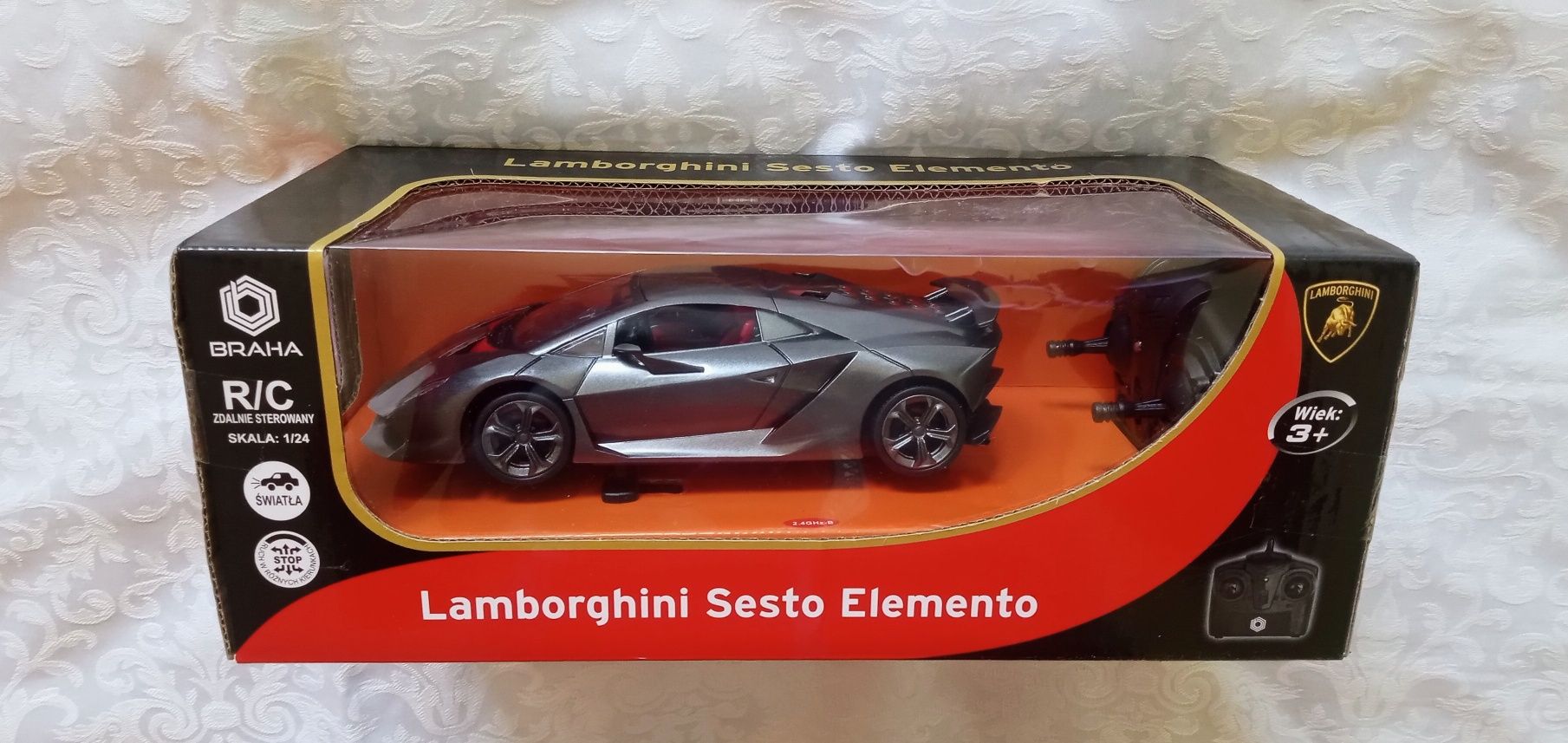 samochòd, sterowany, Lamborghini, R/C 1:24, Braha, sportowy, auto,