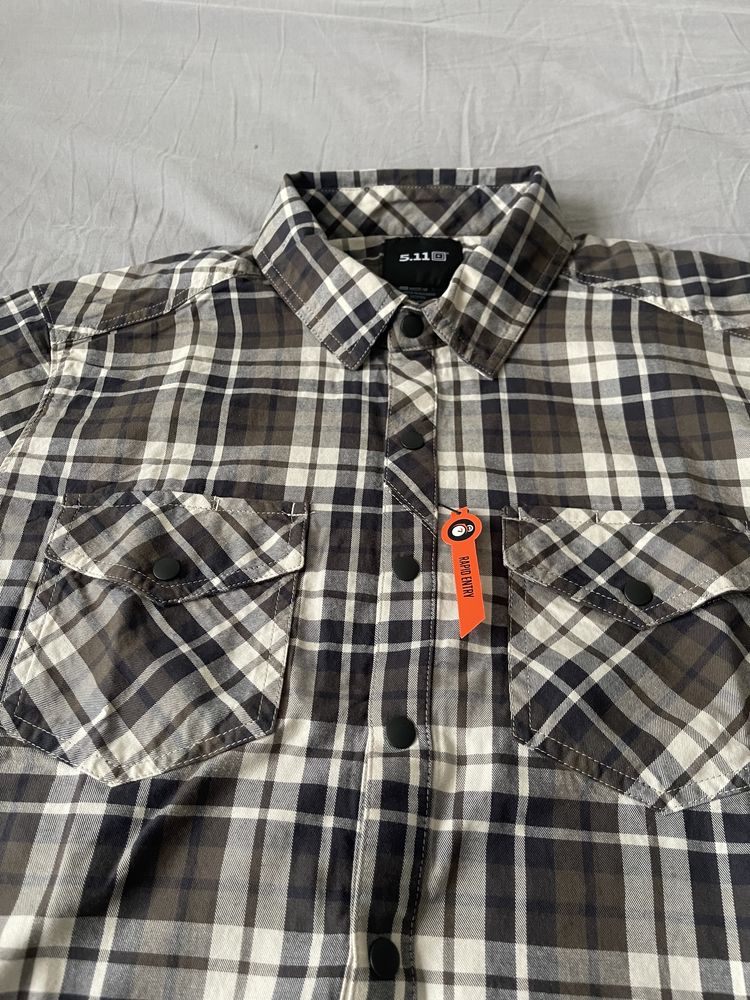 Сорочка 5.11 tactical Gunner Plaid Long Sleeve Shirt розмір М