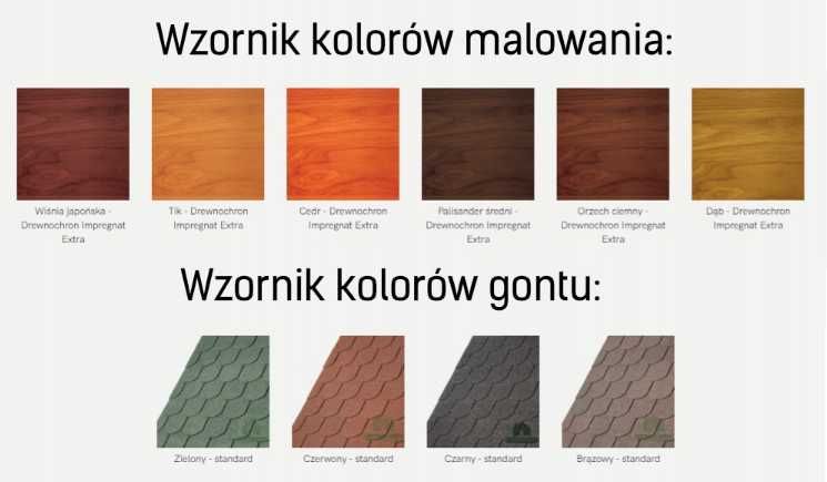 Domek Całoroczny CRK4 6x8m