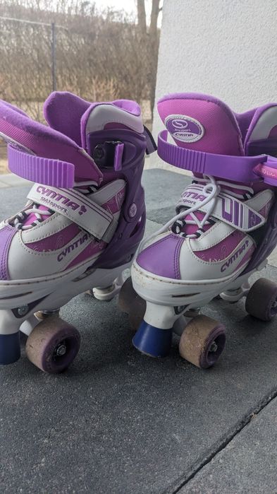 Wrotki dziecięce rozmiar 34 w dobrym stanie