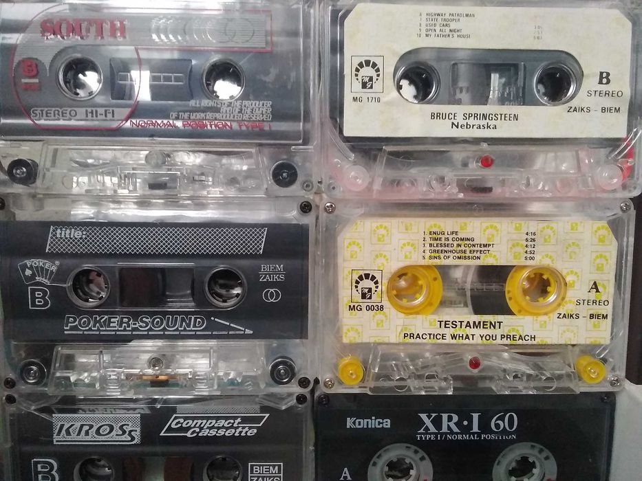 Коллекция audio кассет