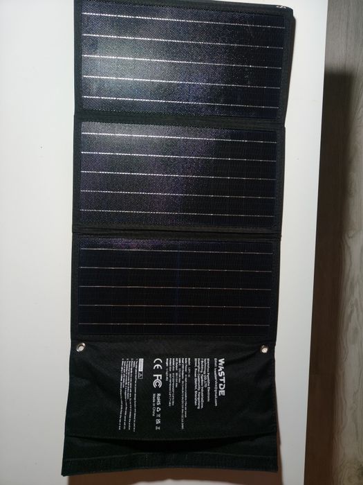 Panel słoneczny, ładowarka przenośna rozkładana 30W