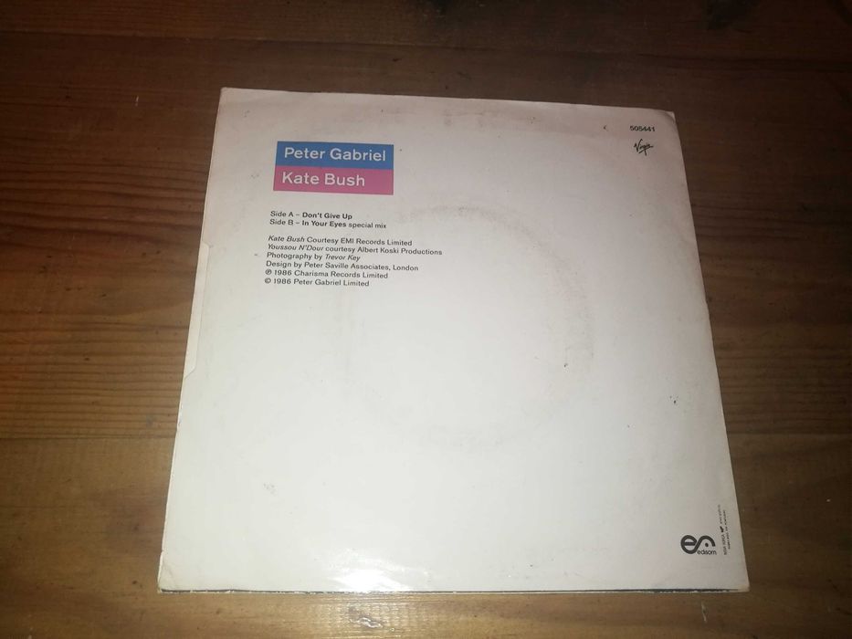 Pster Gabriel / Kate Bush - Don’t Give Up SINGLE