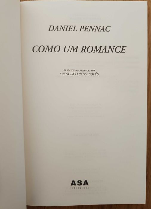 Como Um Romance - Daniel Pennac