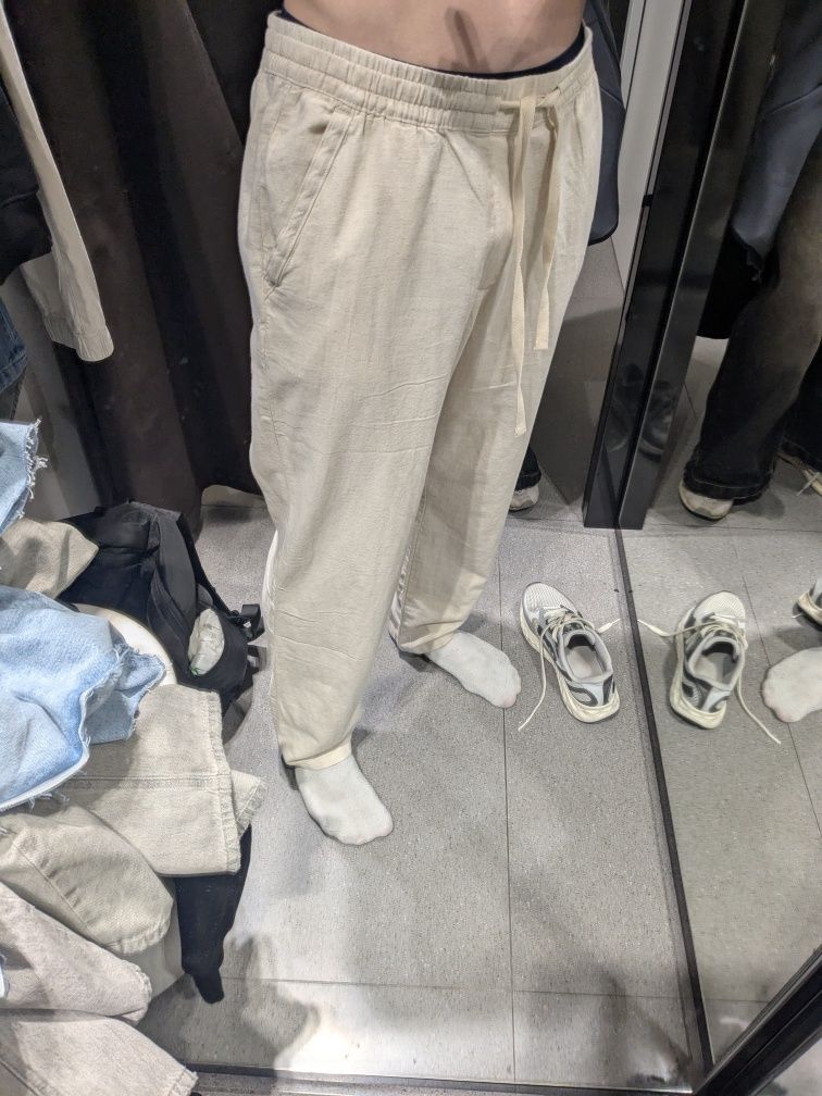 Джинсы и льняные штаны из Zara, 100% оригинал, всё с бирками.