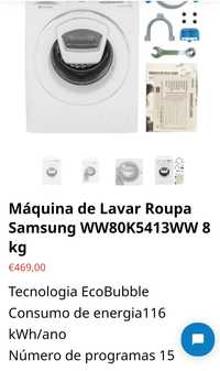 Máquina lavar loiça e roupa