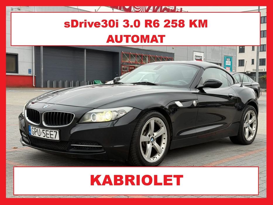 BMW Z4 3.0 BENZYNA 258KM AUTOMAT piękne czerwone skóry