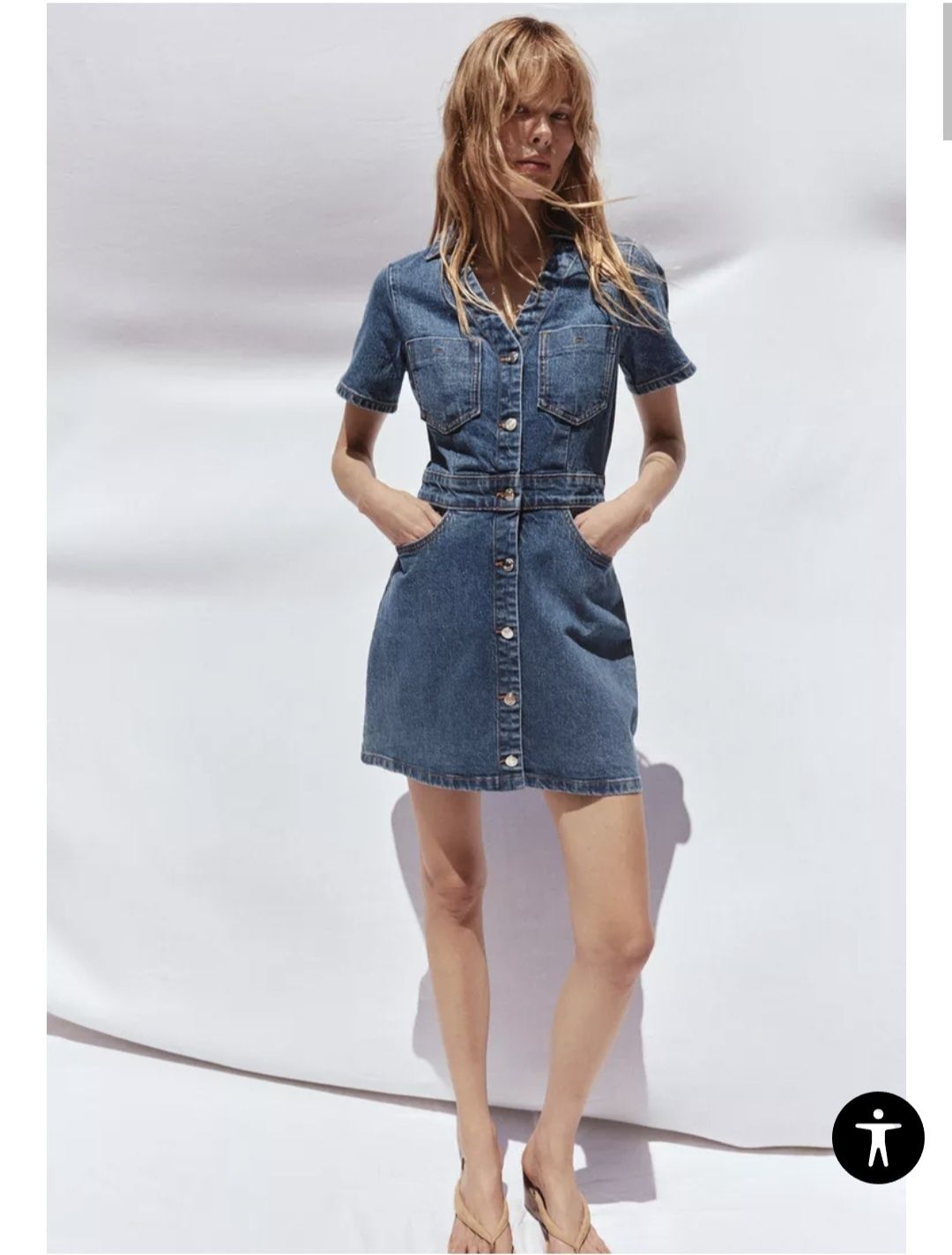 Джинсова сукня Zara
