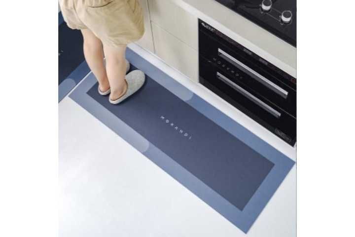 Коврик влаговпитывающий прямоугольный 40*120 см. Надпись kitchen-кухня