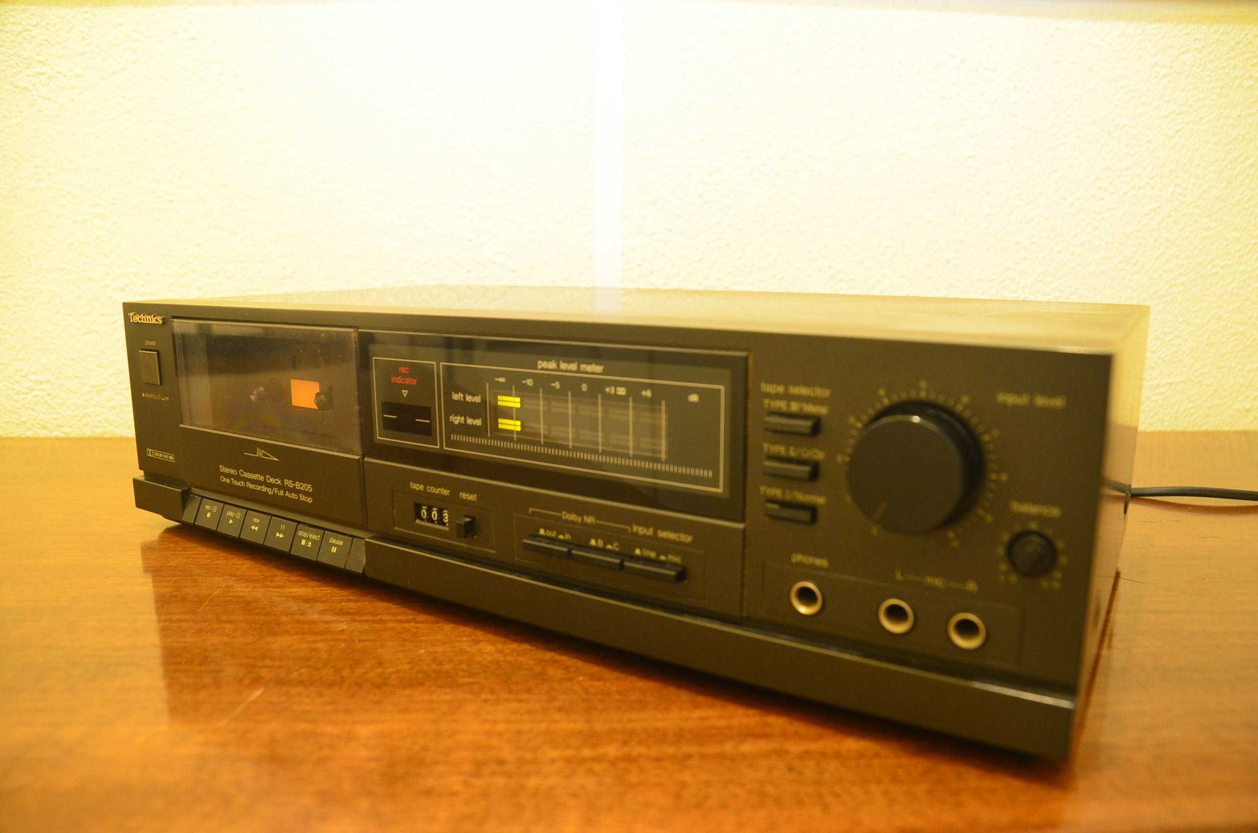 Gravador de cassetes Technics RS-B205