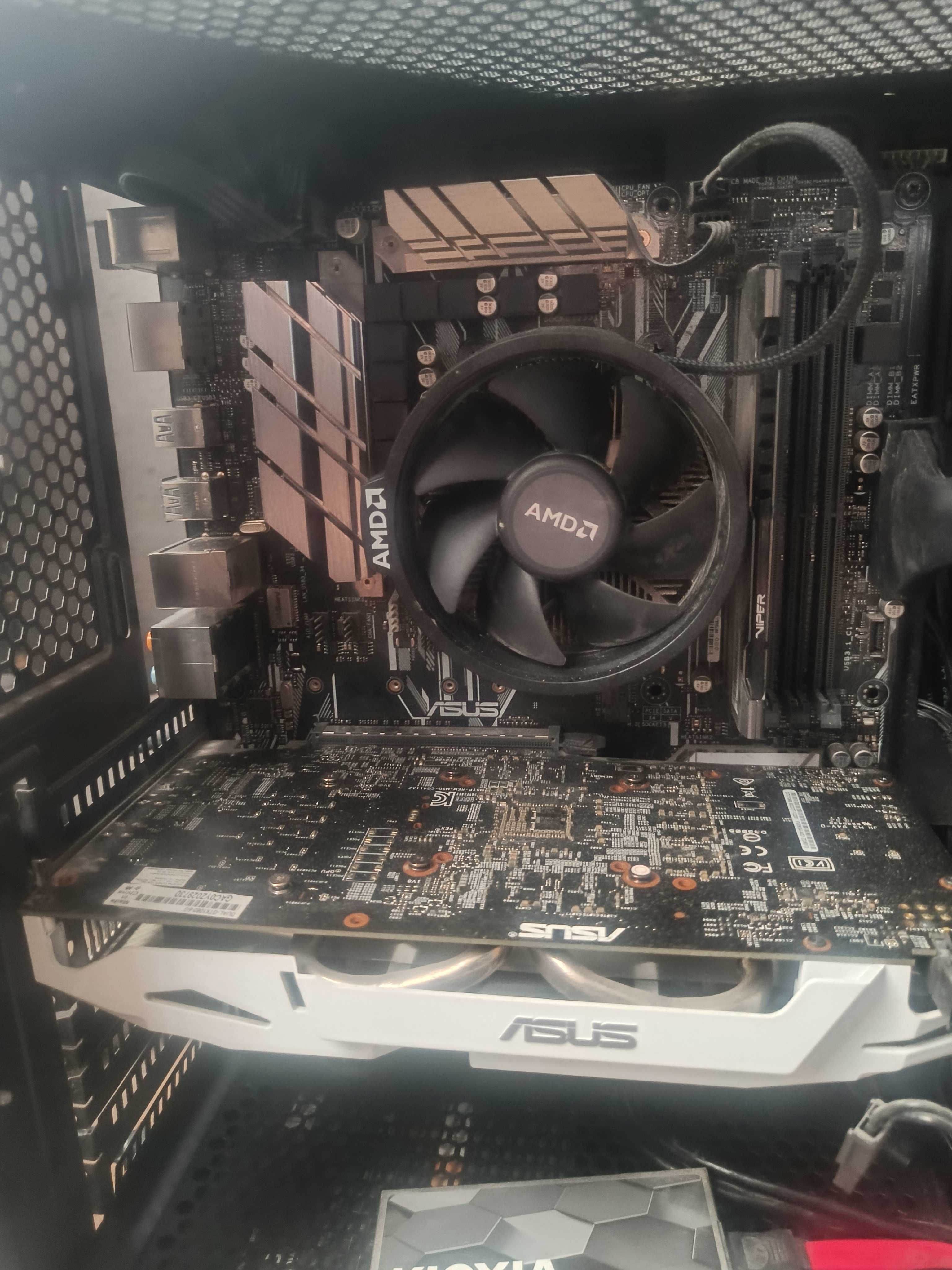 Komputer stacjonarny, tani do gier GTX 1060 6gb, Ryzen 5 1600, SSD 500