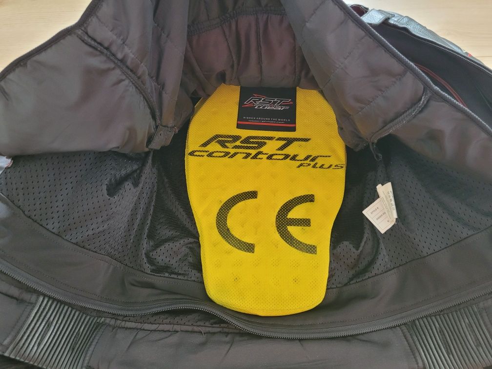 Odzież motocyklowa kurtka skórzana MĘSKA RST EU 48