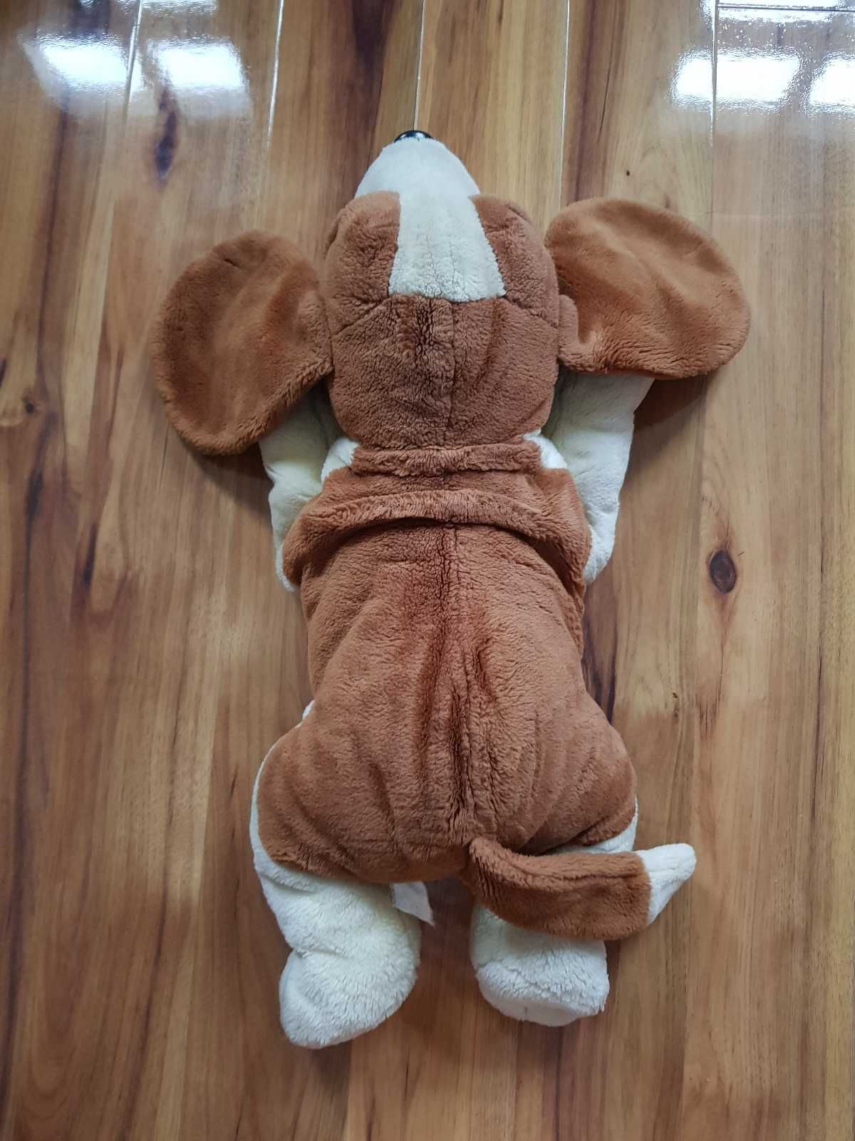 Pluszowy Basset Hound pies gończy Huggles pluszak piesek duży vintage