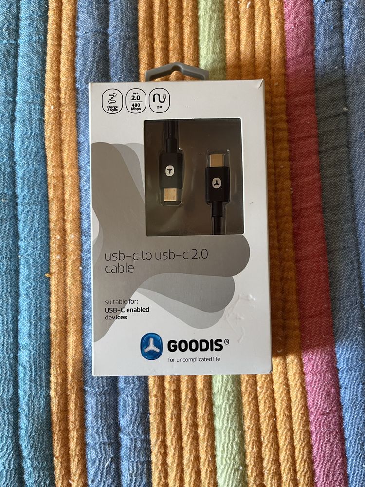 Cabo usb-c usb-c