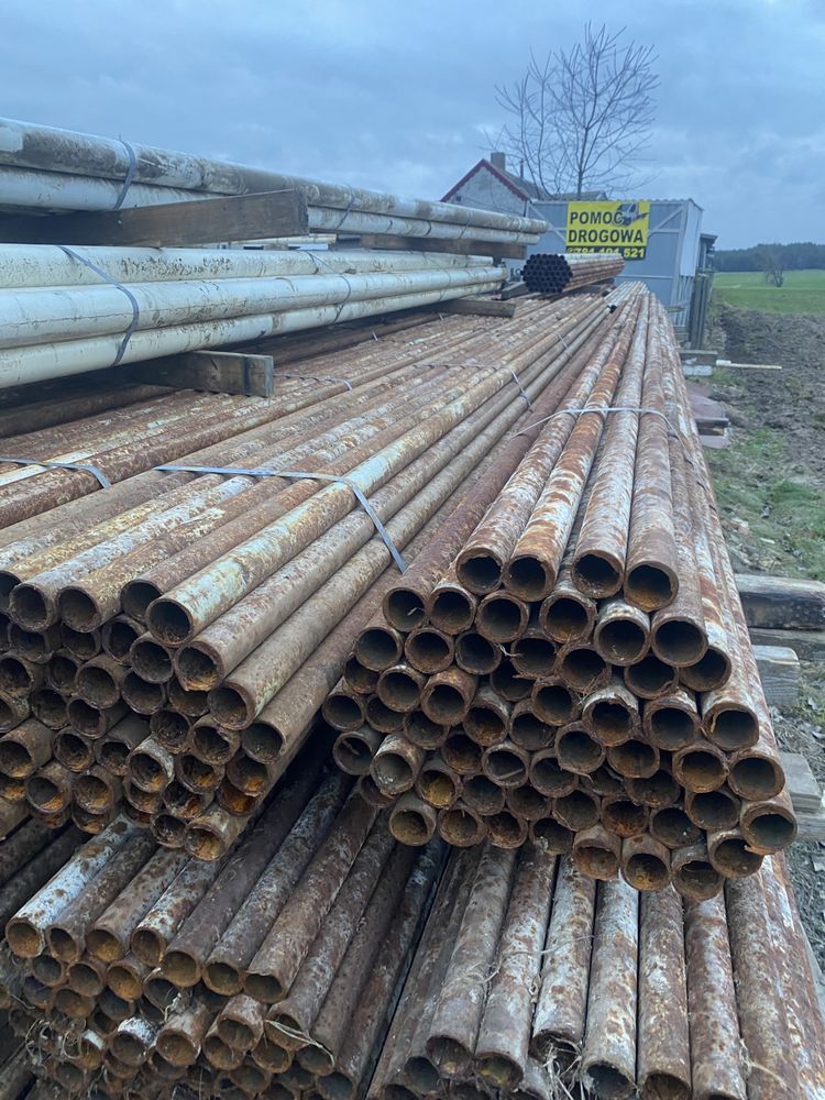 Słupki ogrodzeniowe 2m 2.15m 2.25m 2.5m 3mfi 45/51 i inne rura stalowa