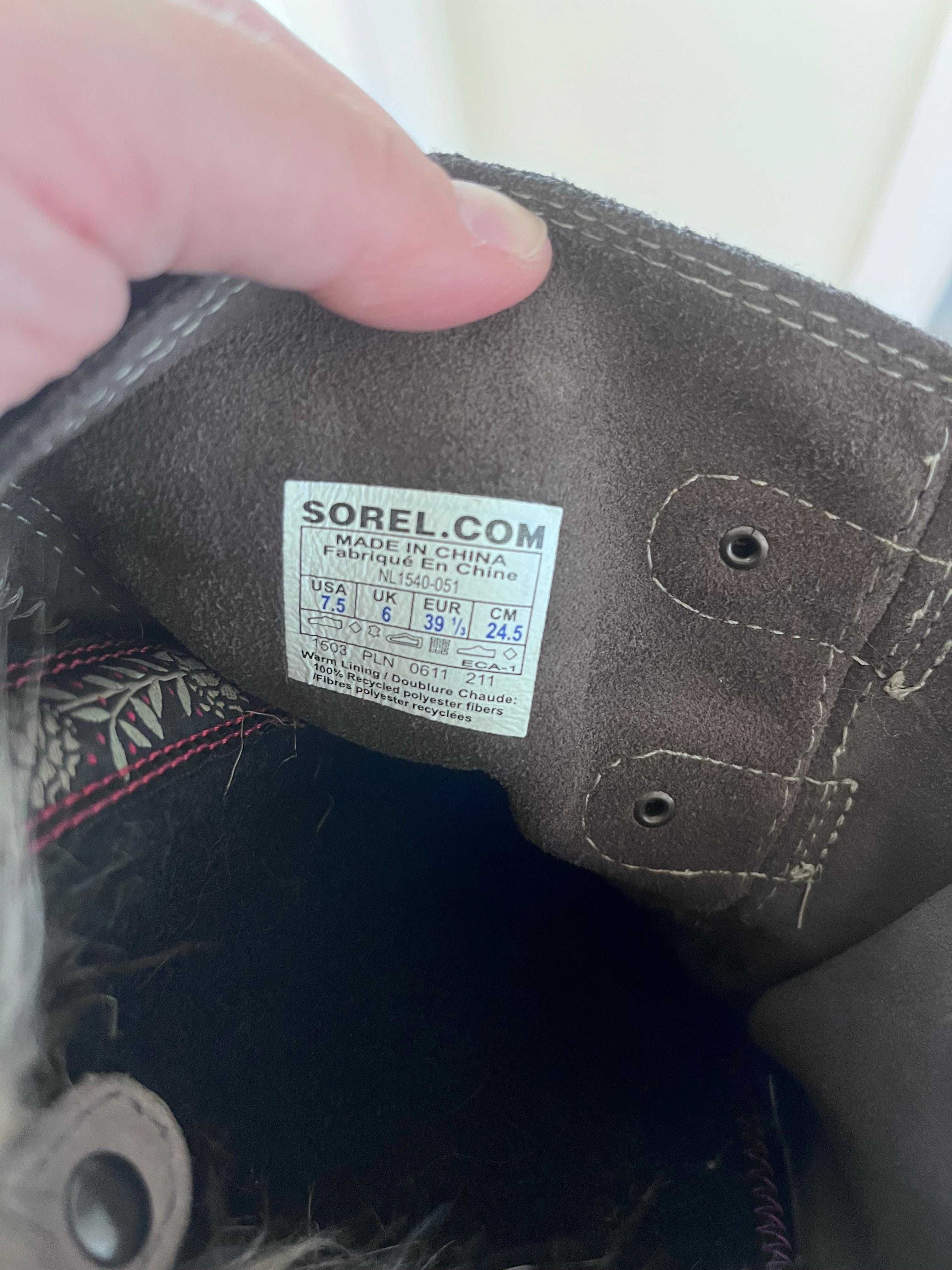 Botas de neve Sorel para mulher 39,5EU