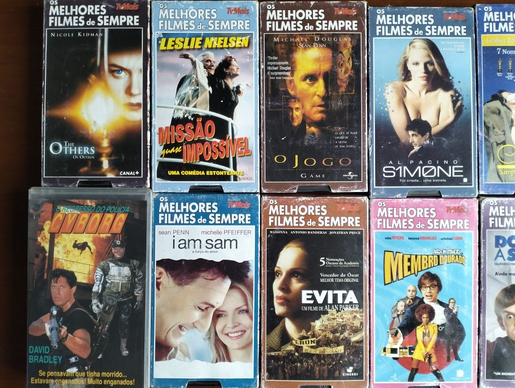 K7 VHS - filmes vários