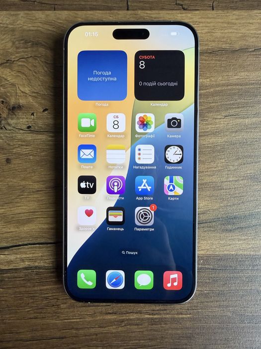 Iphone 15 pro max 256gb Natural Titanium