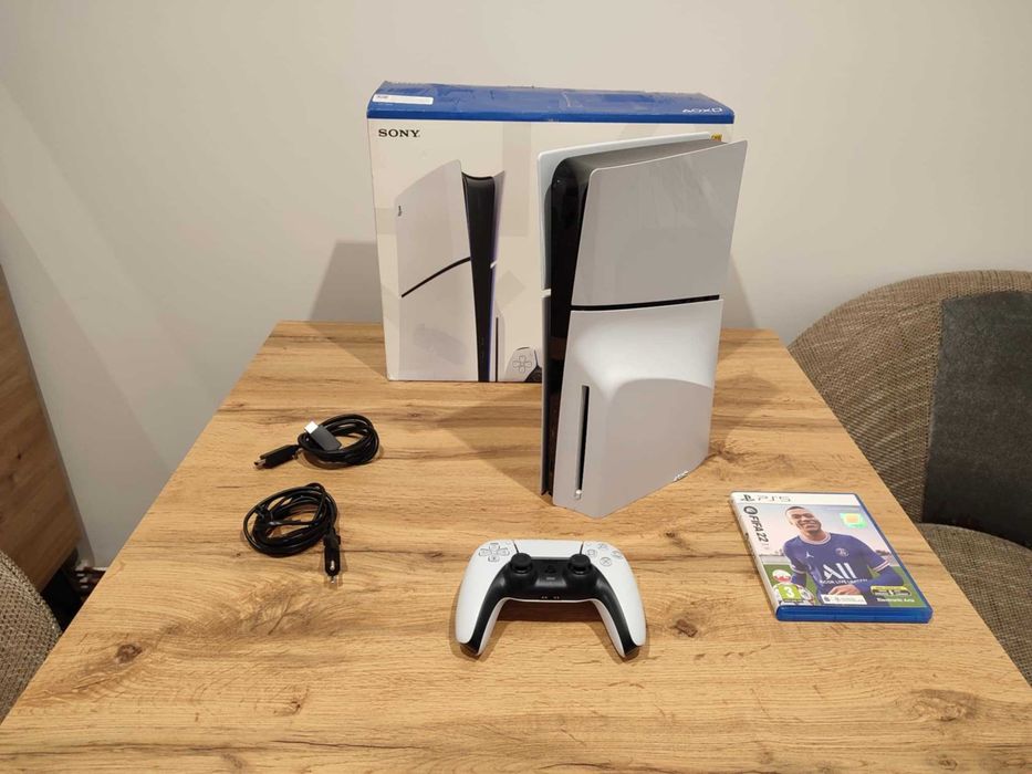 Okazja! Konsola PS5 z napędem + pad + gra ! Playstation 5 Slim!