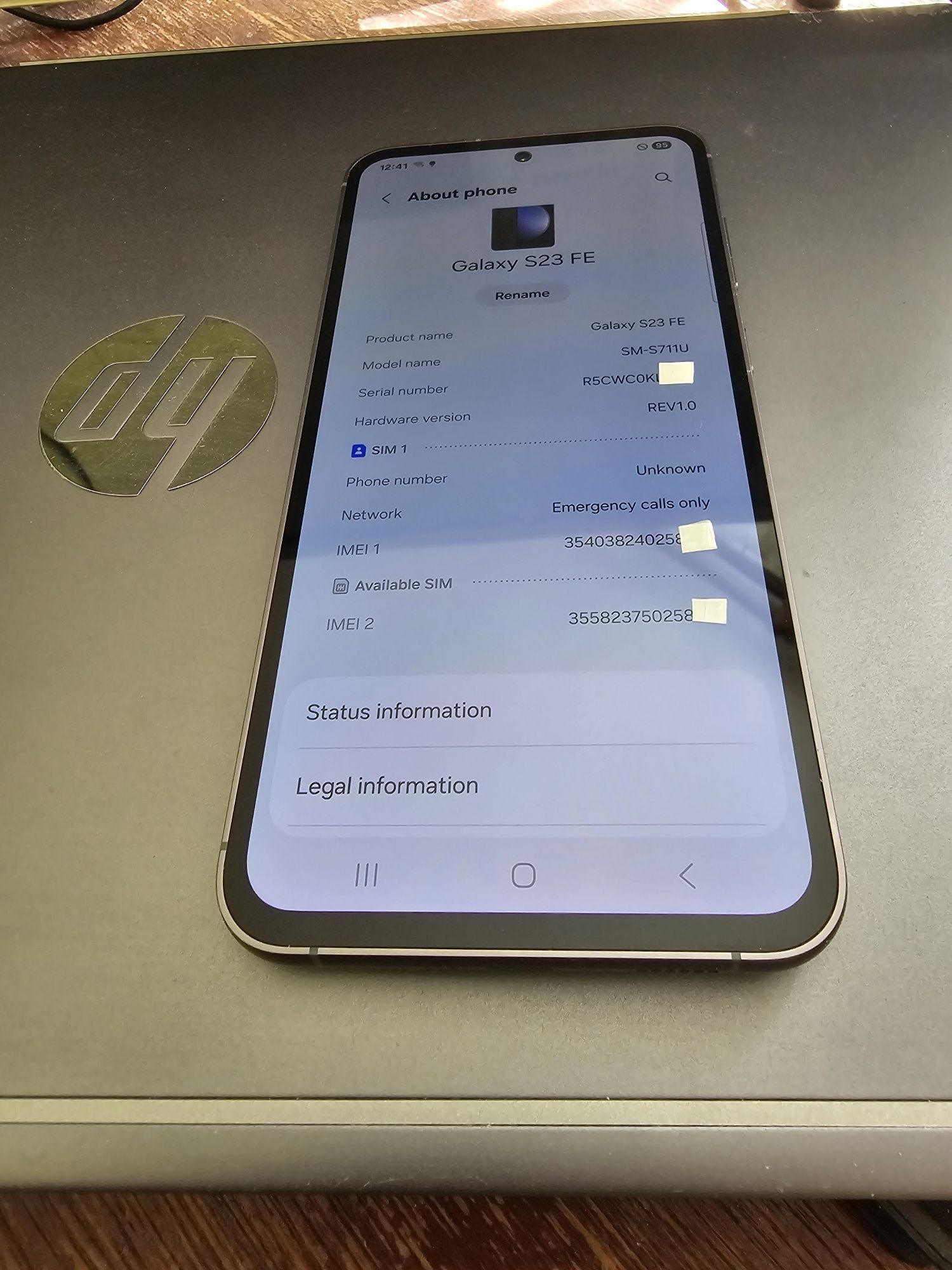 ‼️Samsung S23 FE / Оригінал / 8 х 128 / Тільки Wi-Fi / Ідеал