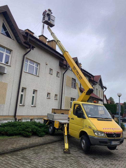 wycinka drzew podnośnik koszowy 20m usługi zwyzka wynajem