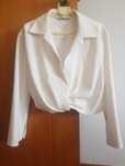 Blusa branca Zara M
