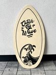 Deska skimboardowa 90x50 cm jak Nowa drewniana z drewna lekka Aquastic