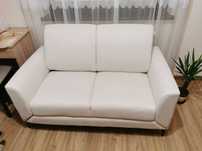 Sofa Fenes jasna kremowa beżowa Beliani