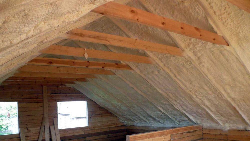 ЕНЕРГОЕФЕКТИВНЕ утеплення ППУ каркасних споруд, будинків, покрівлі,