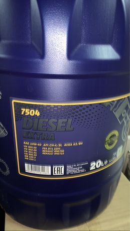 Масло напівсинтетичне/масло полусинтетика/Mannol 10w40 Diesel 10L SCT
