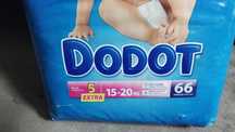 Pacote 66 fraldas tamanho 5