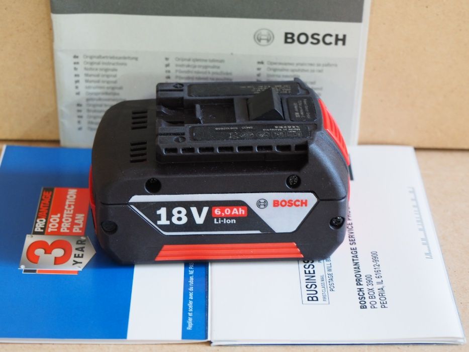 BOSCH 18v 6Ah bateria akumulator wurth berner spit bti