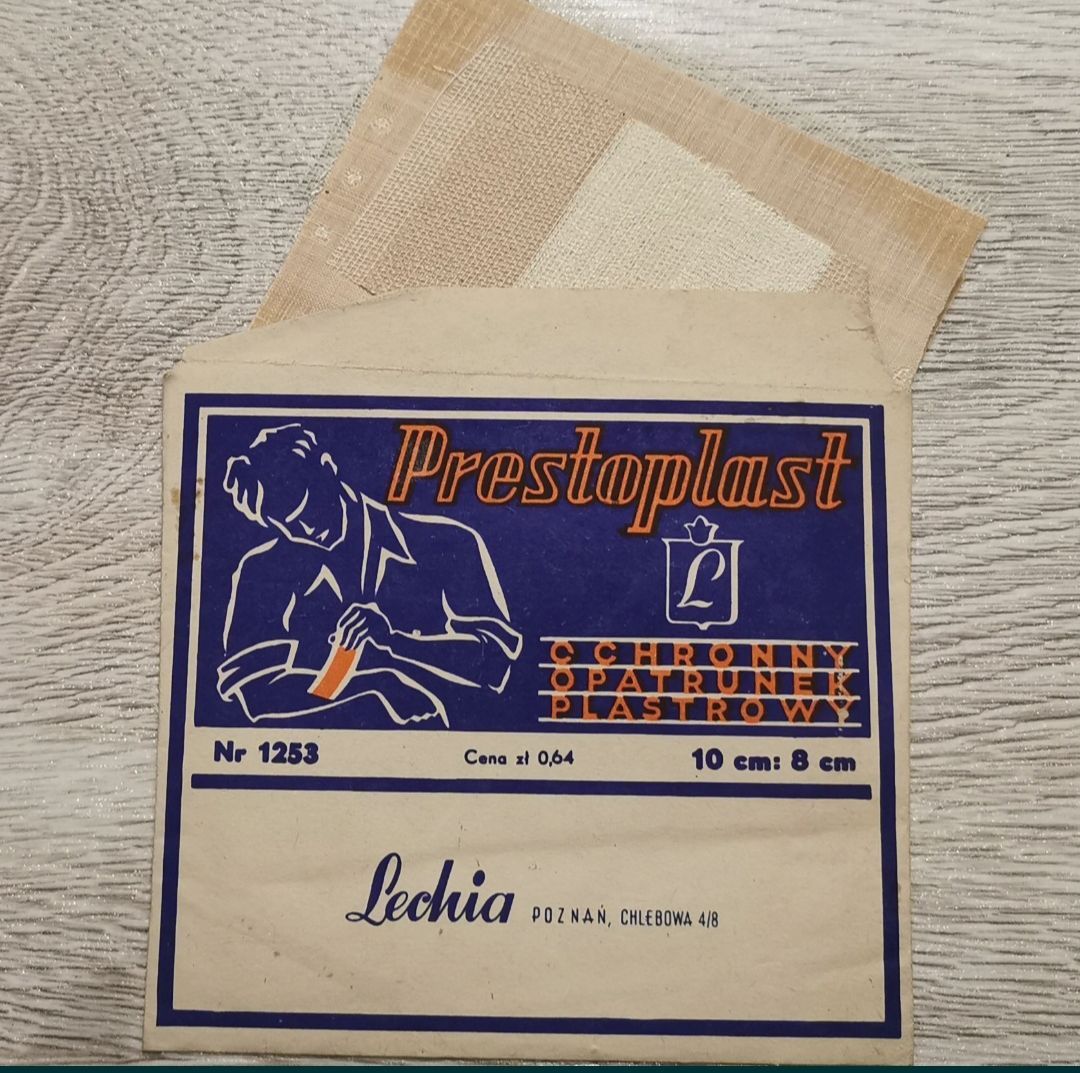 Plaster PRL Prestoplast
opakowanie z zawartością