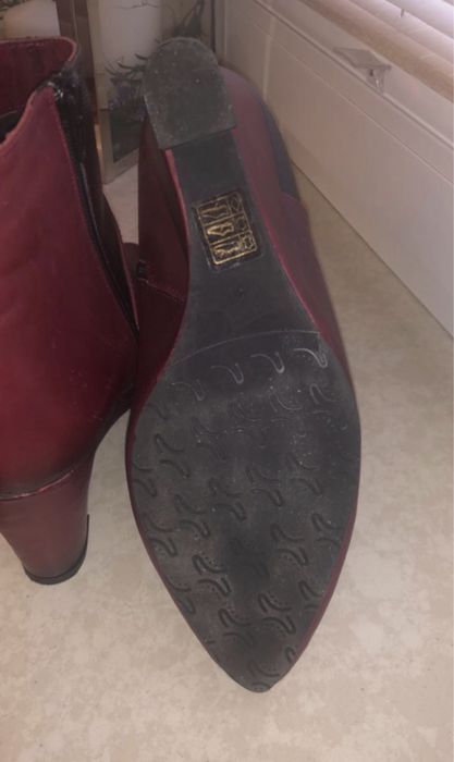 Botki skórzane Lanqier r. 40