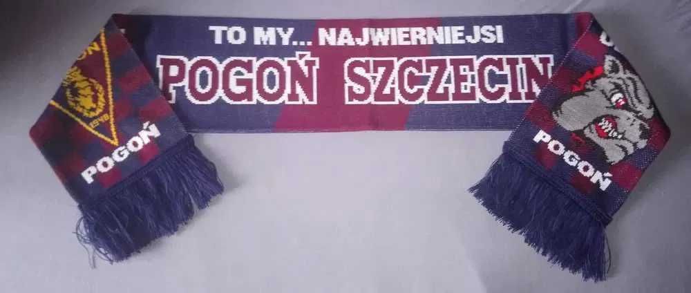 POGOŃ SZCZECIN !! To My Najwierniejsi ! Szalik szal piłkarski sportowy