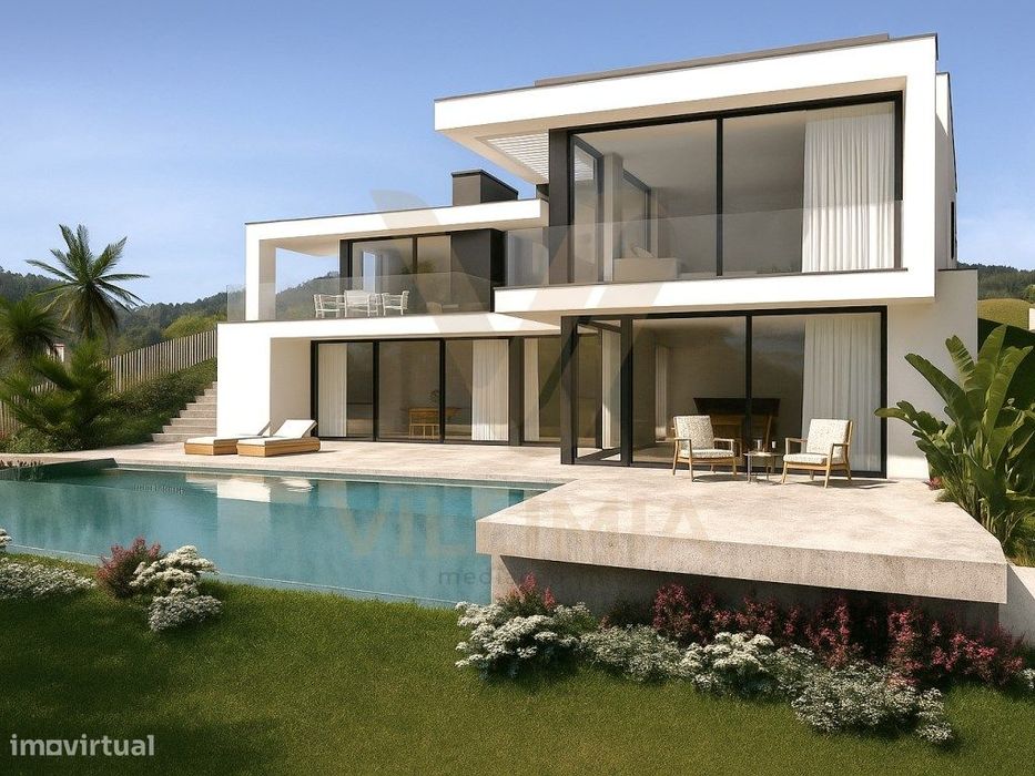 Moradia Nova Chave na Mão com Piscina | T4 | Cabração e Moreira do ...