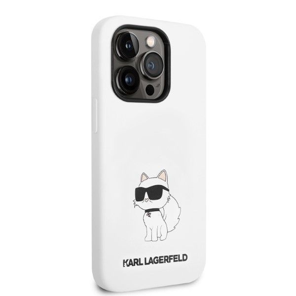 Etui Karl Lagerfeld Silicone Ikonik Choupette dla iPhone 14 Pro 6,1"