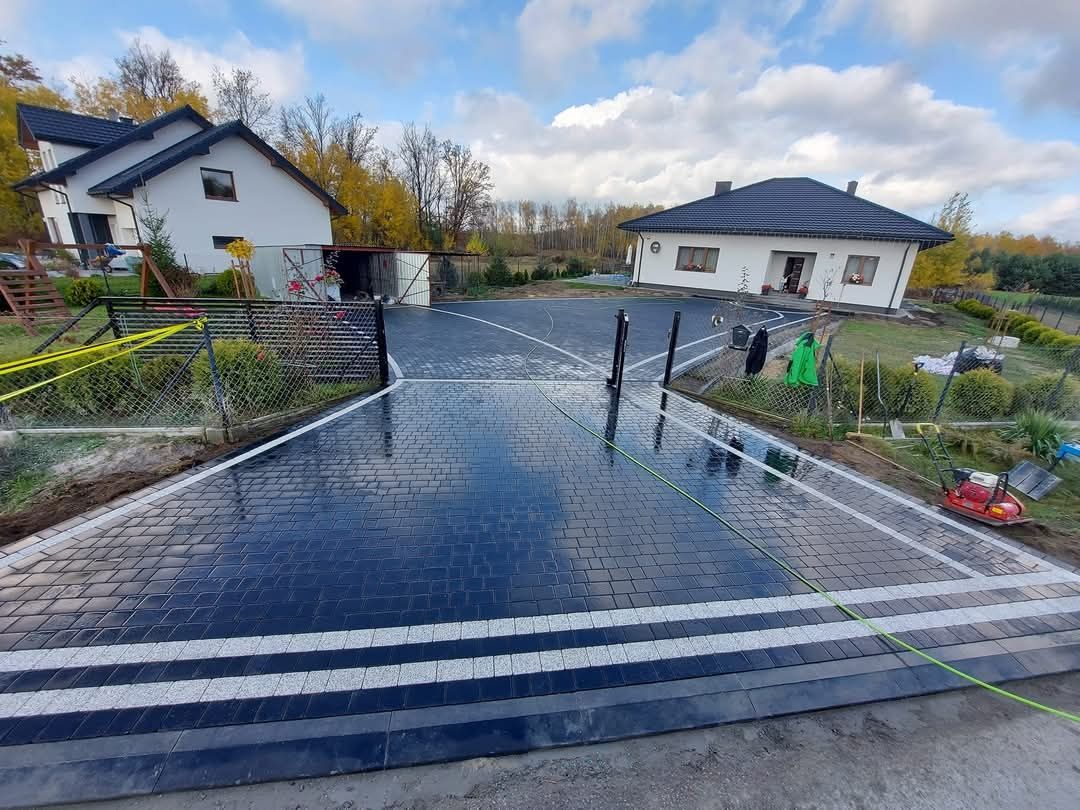 Brukarstwo , układanie kostki brukowej , podbudowa , utwardzenie ,